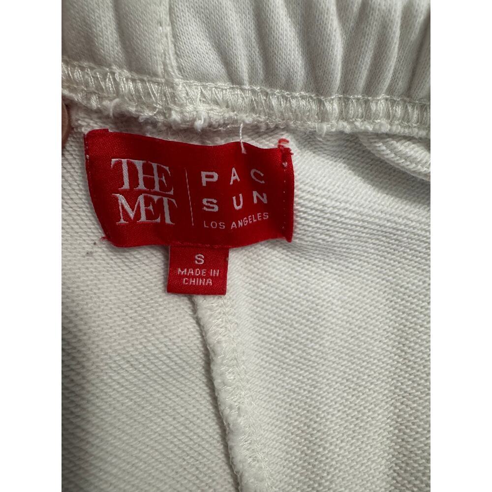 The Met x PacSun NY White Terry Sweatpants in Size Small - Picture 6 of 6